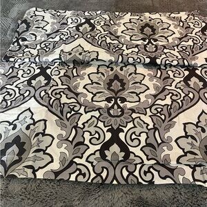Elegant Gray and Black Decorative Pillow Covers
